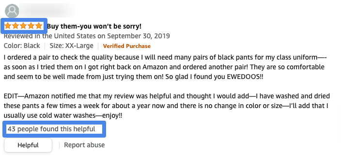 Amazon Star Ratings